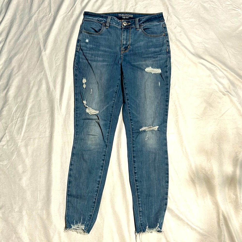 Stretchy skinny jeans